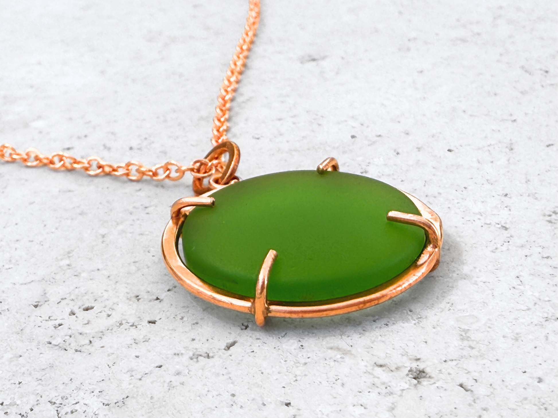 Sea Glass Porthole Pendant