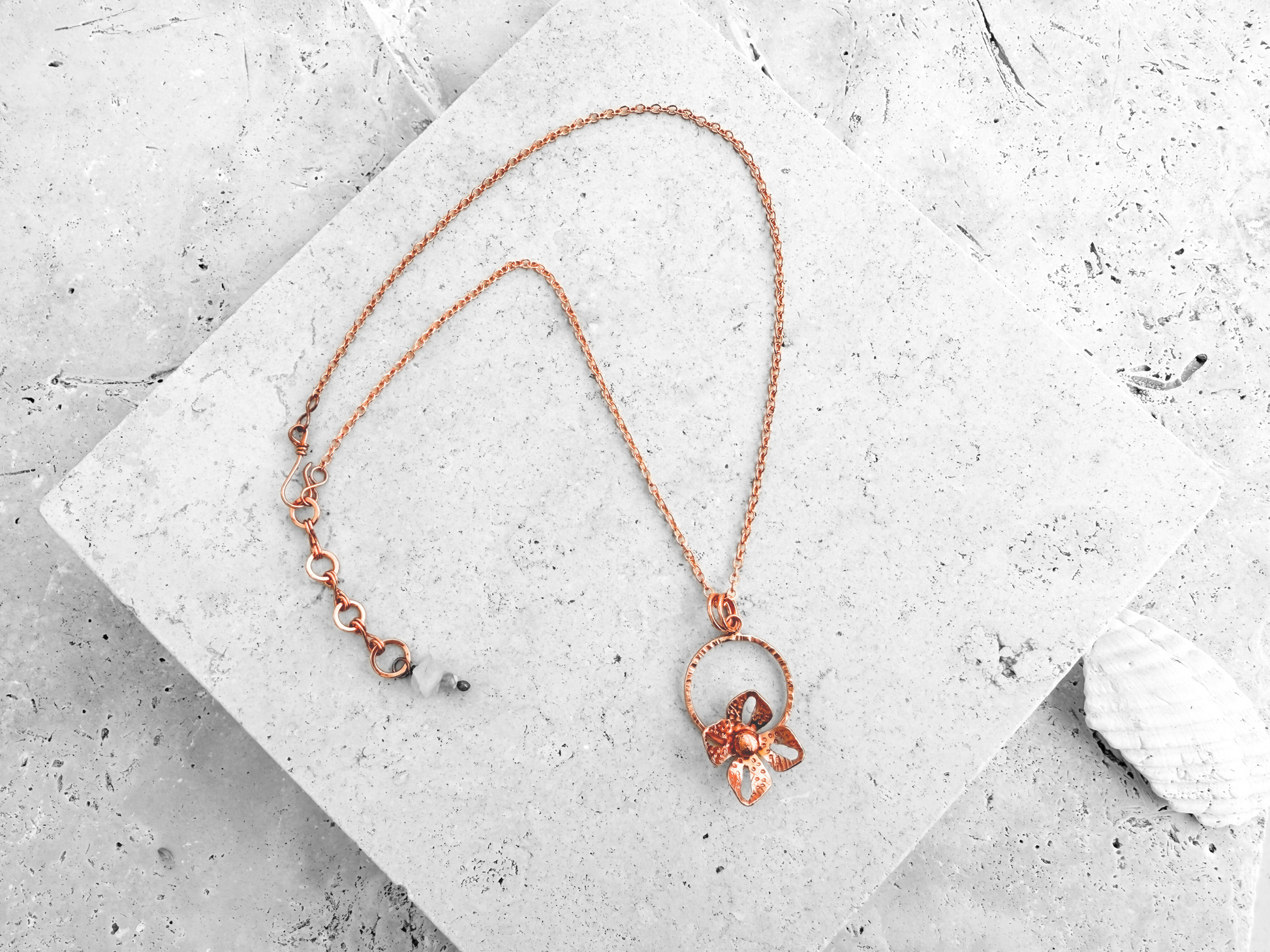 Botanical Hoop Pendant