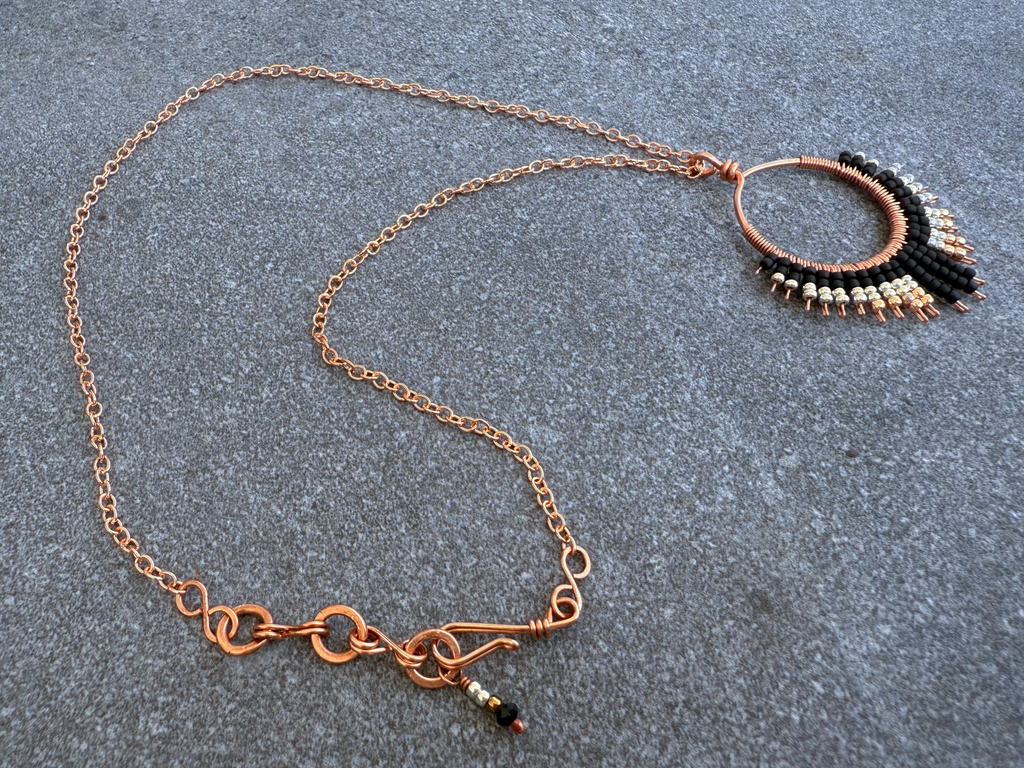 Silverlight Beaded Pendant