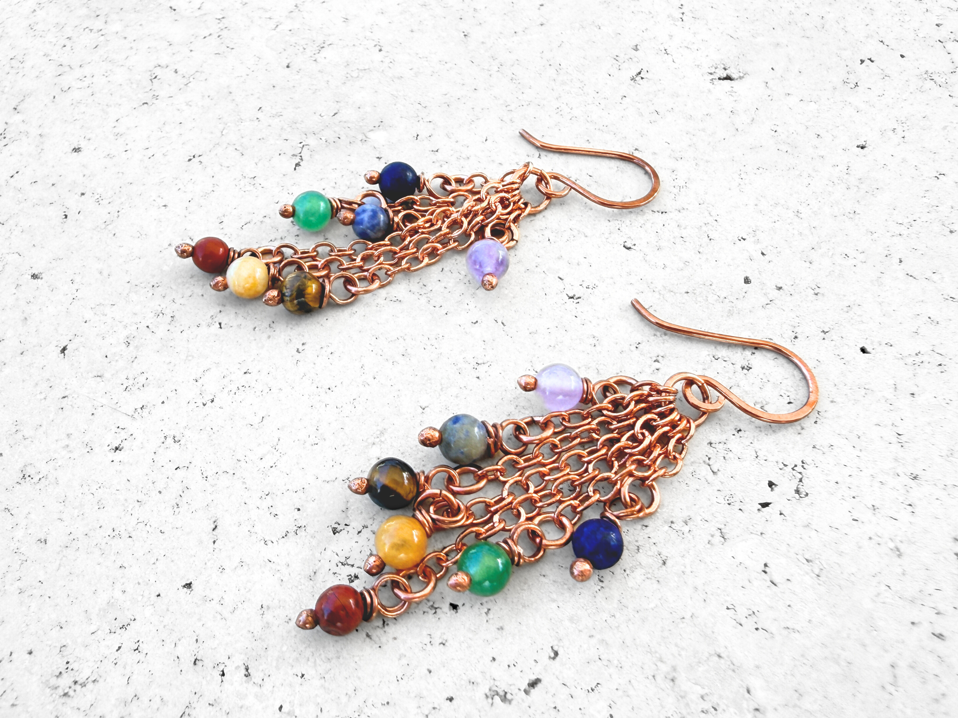 Chakra Dangle Earrings