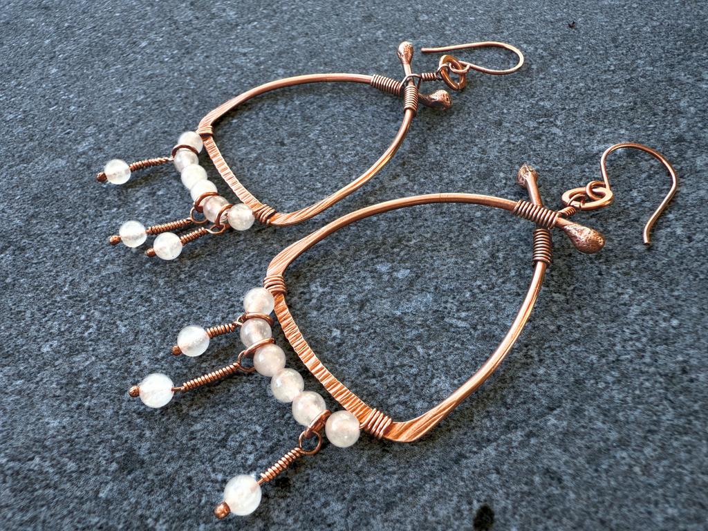 Rose Drop Earrings
