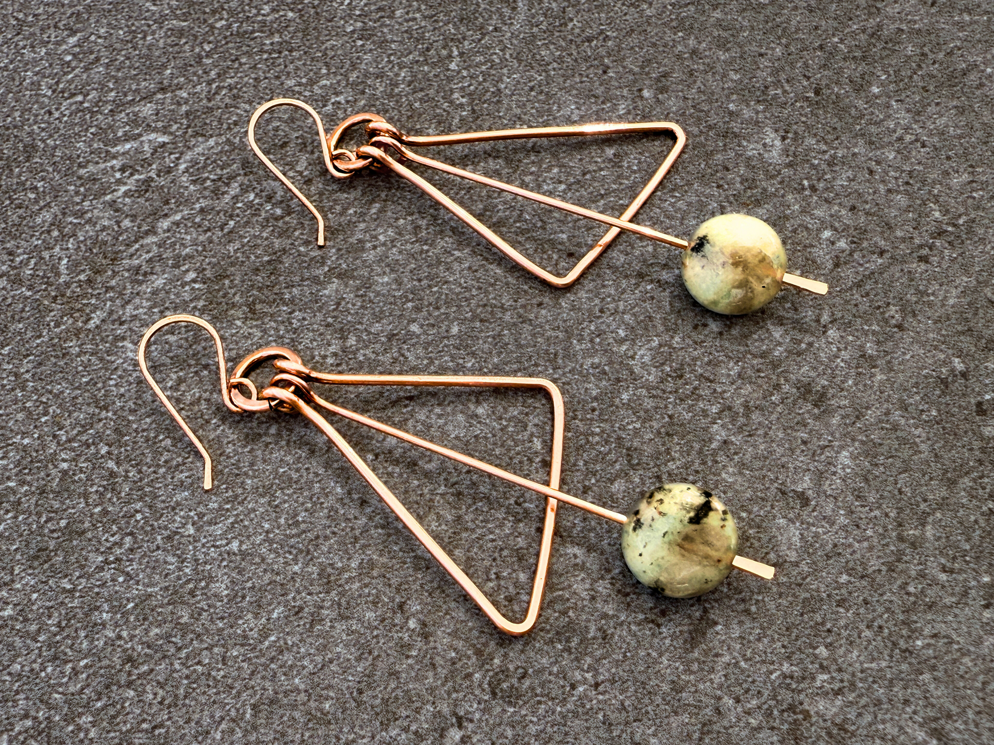 Kiwi Wedge Earrings