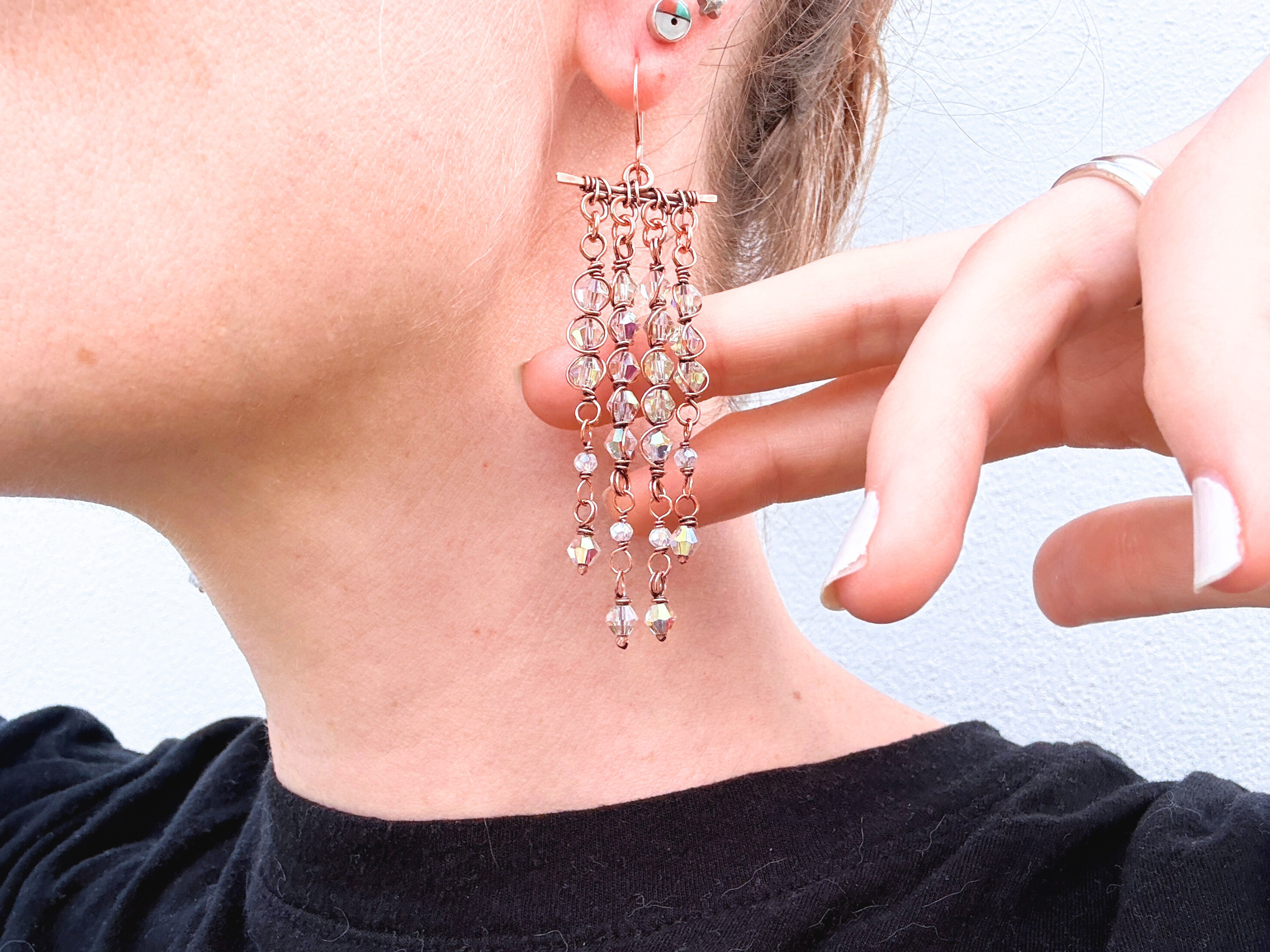 Crystal Chandelier Earrings