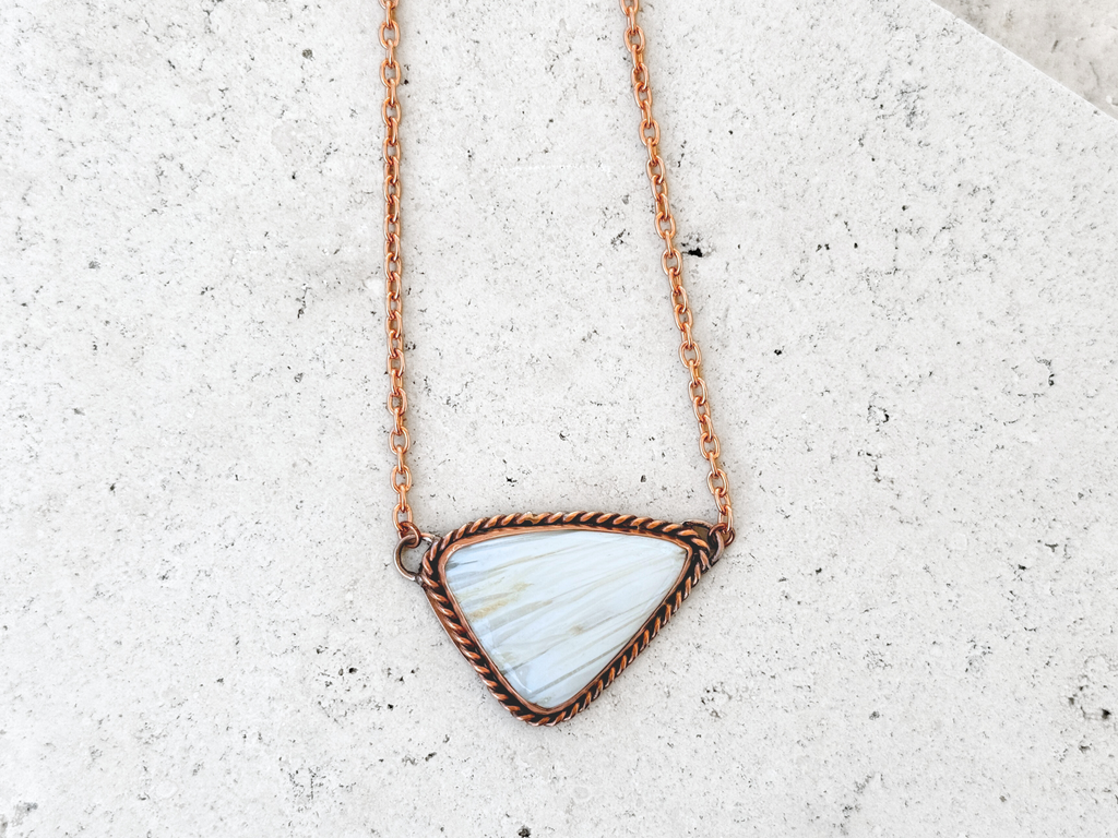 Scolecite Pendant Choker