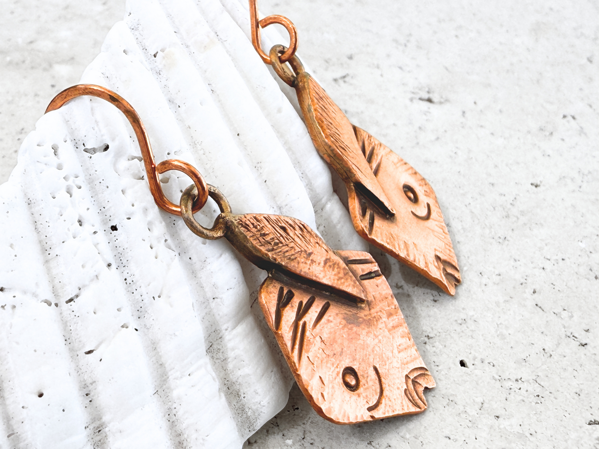 Parrotfish Dangle Earrings