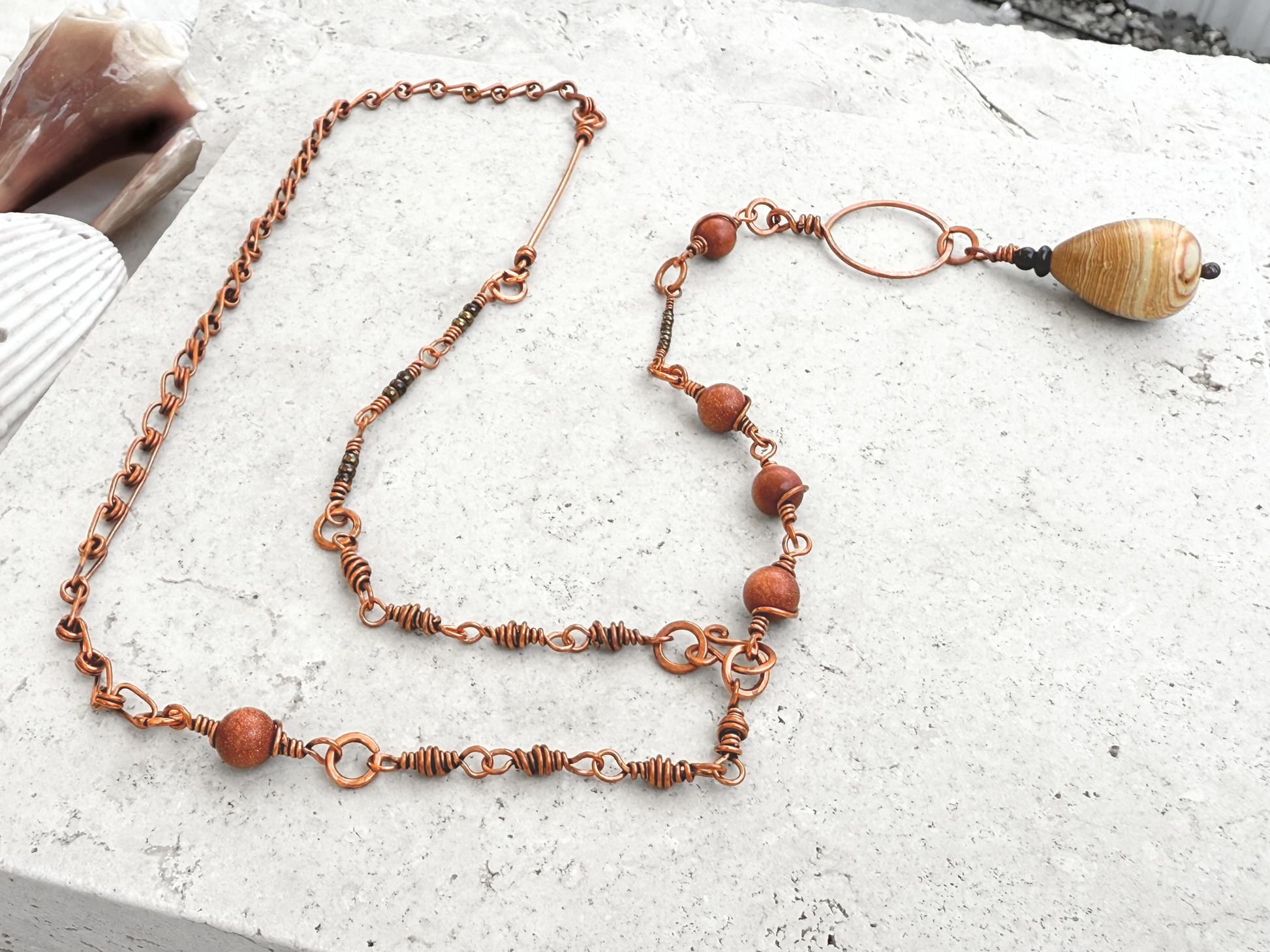 Hexen Lariat Necklace