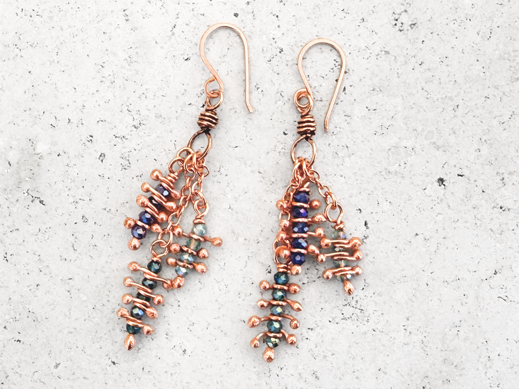 Crystal Anemone Dangles