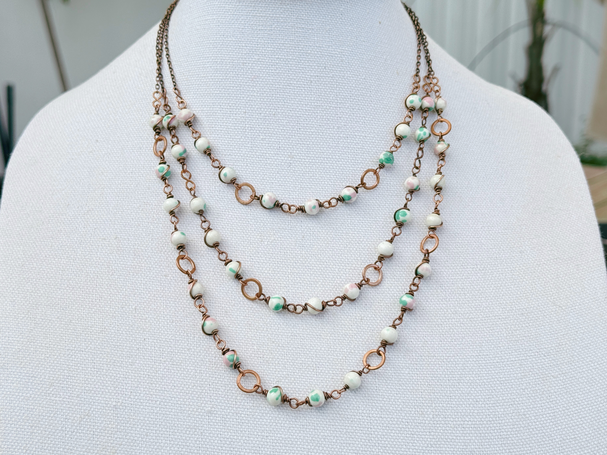 Celestun Multistrand Necklace