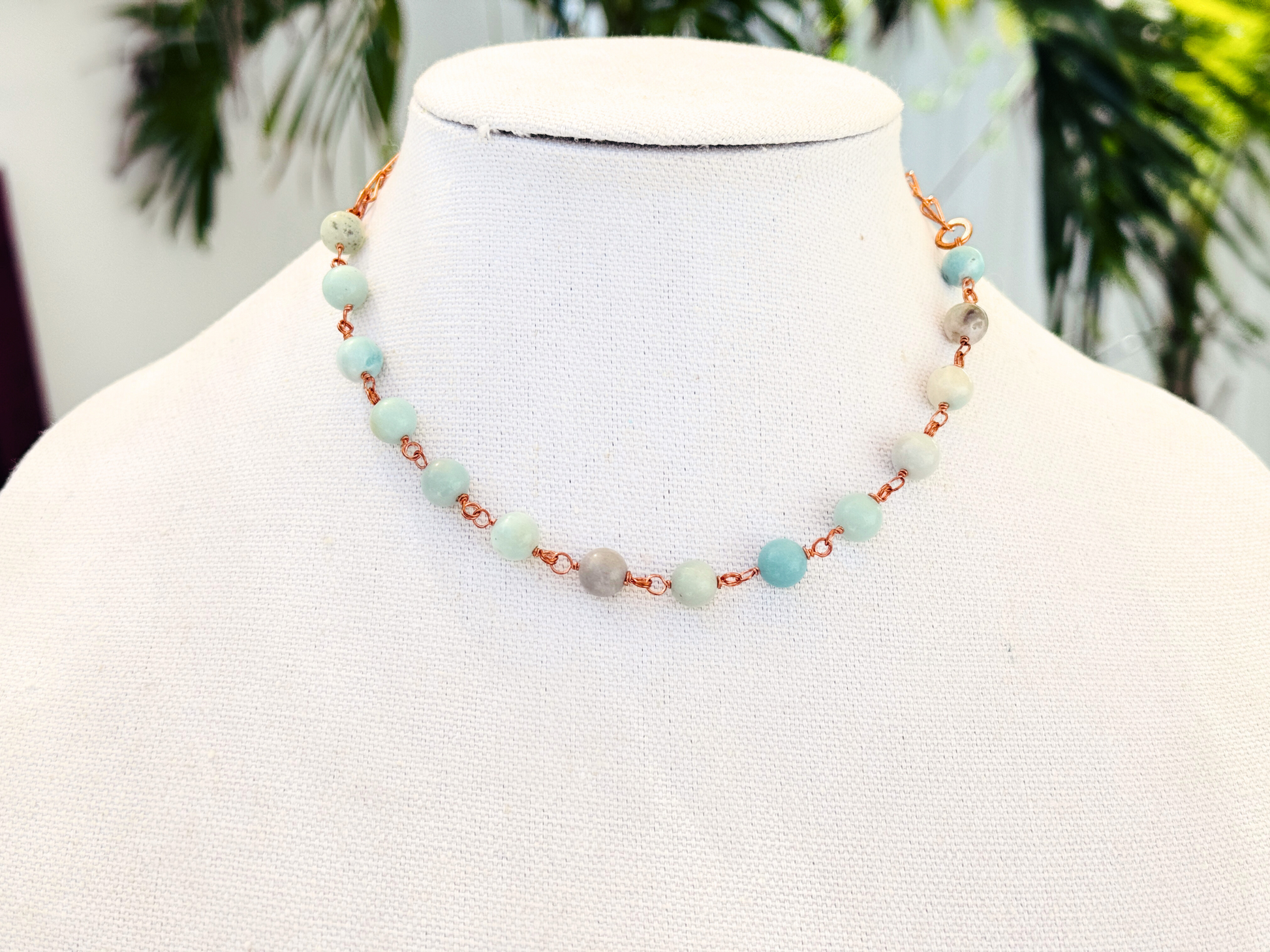 Amazonite Choker Necklace