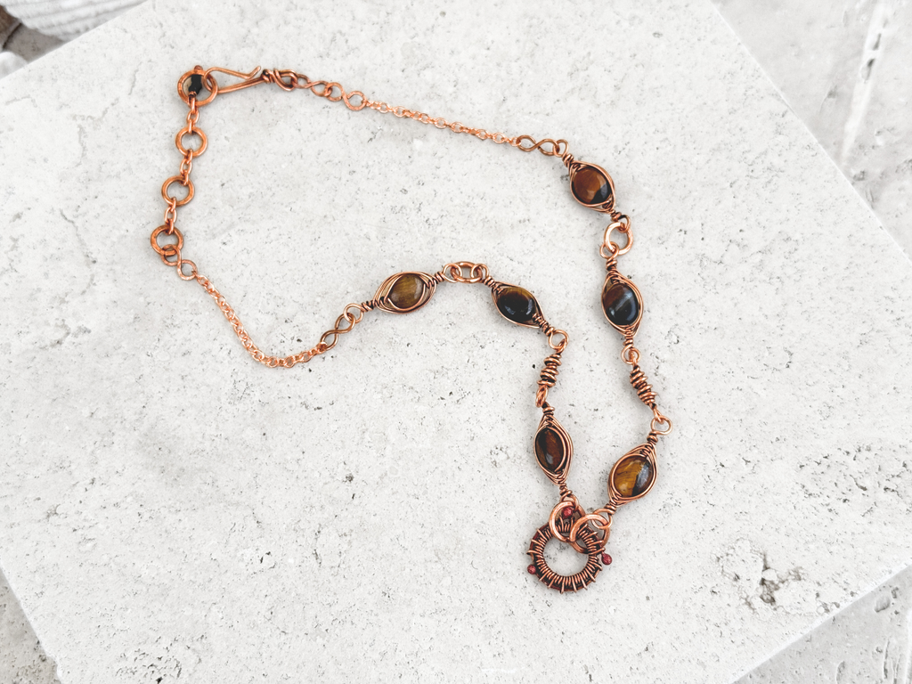 Tiger Eye Choker Necklace