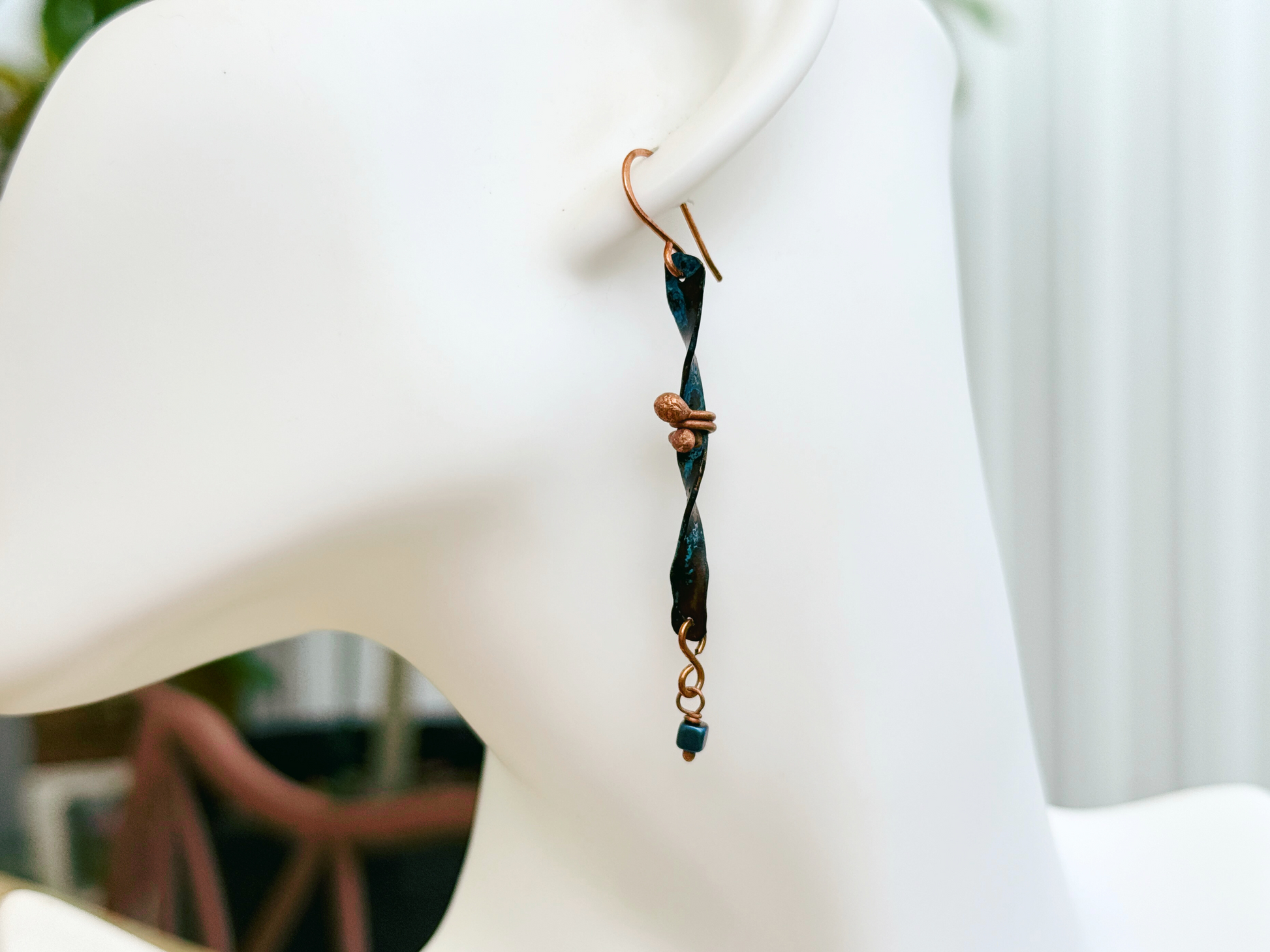 Twisted Patina Earrings
