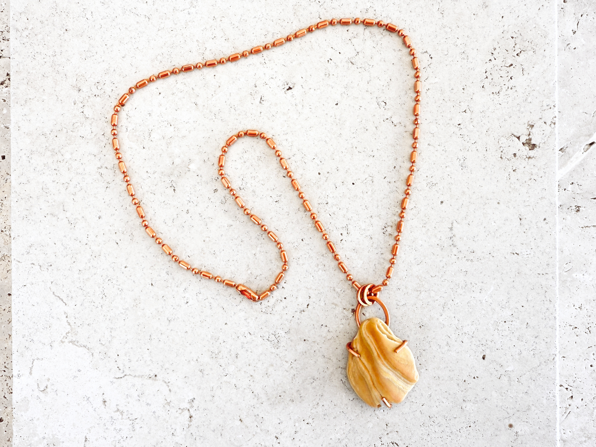 Desert Sands Shell Pendant Necklace