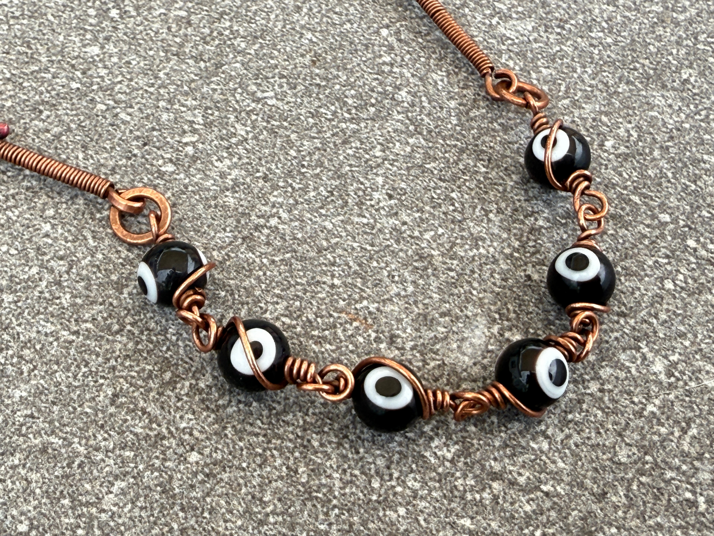 Black Evil Eye Necklace