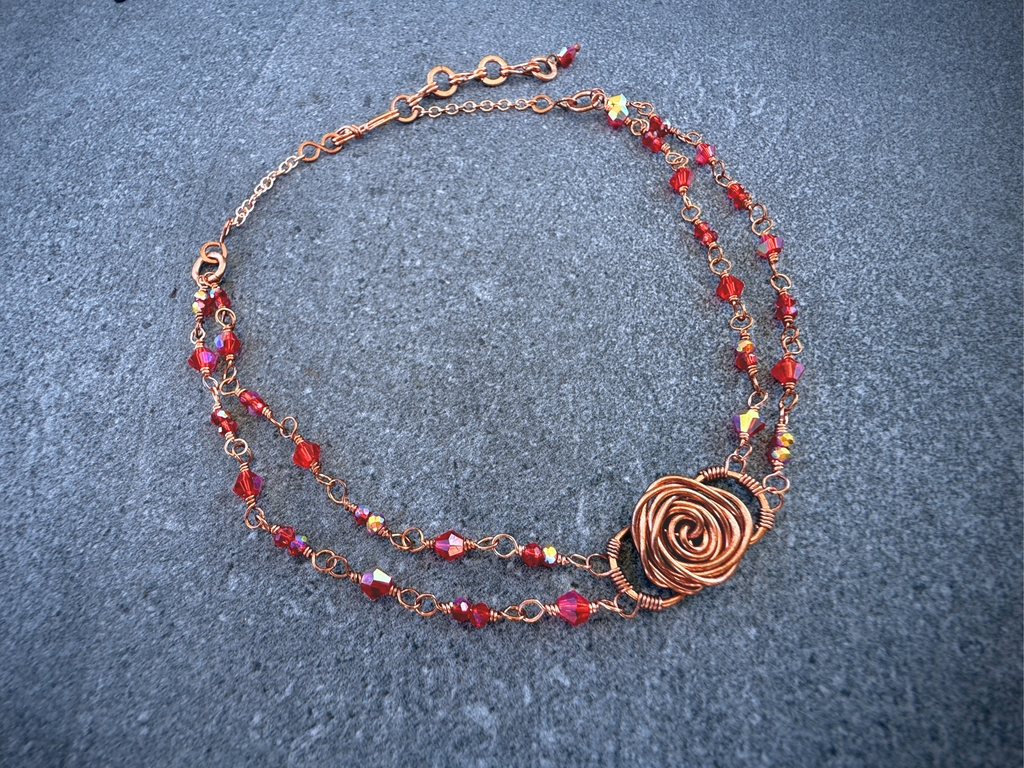 Cherry Rose Choker