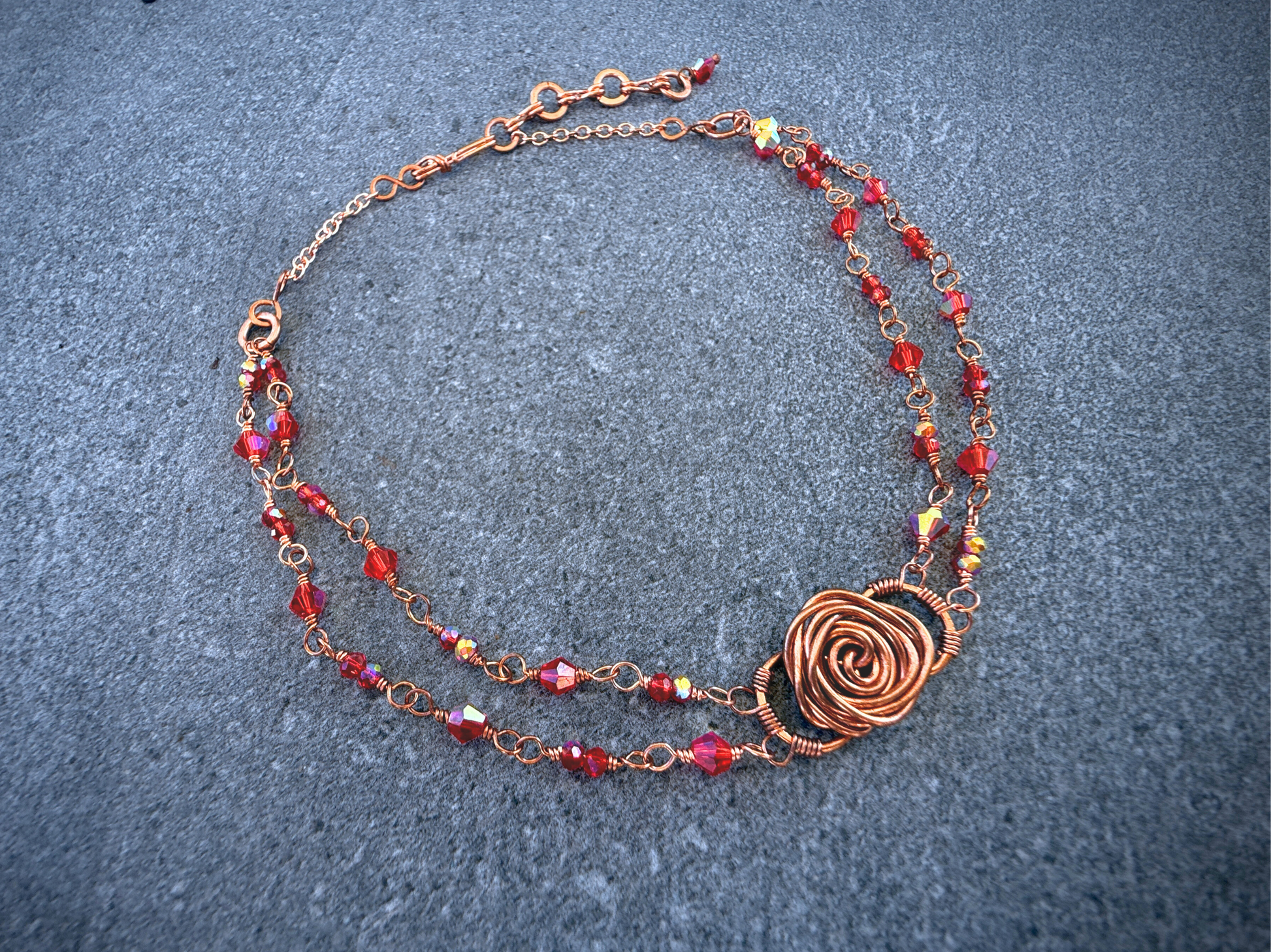 Cherry Rose Choker
