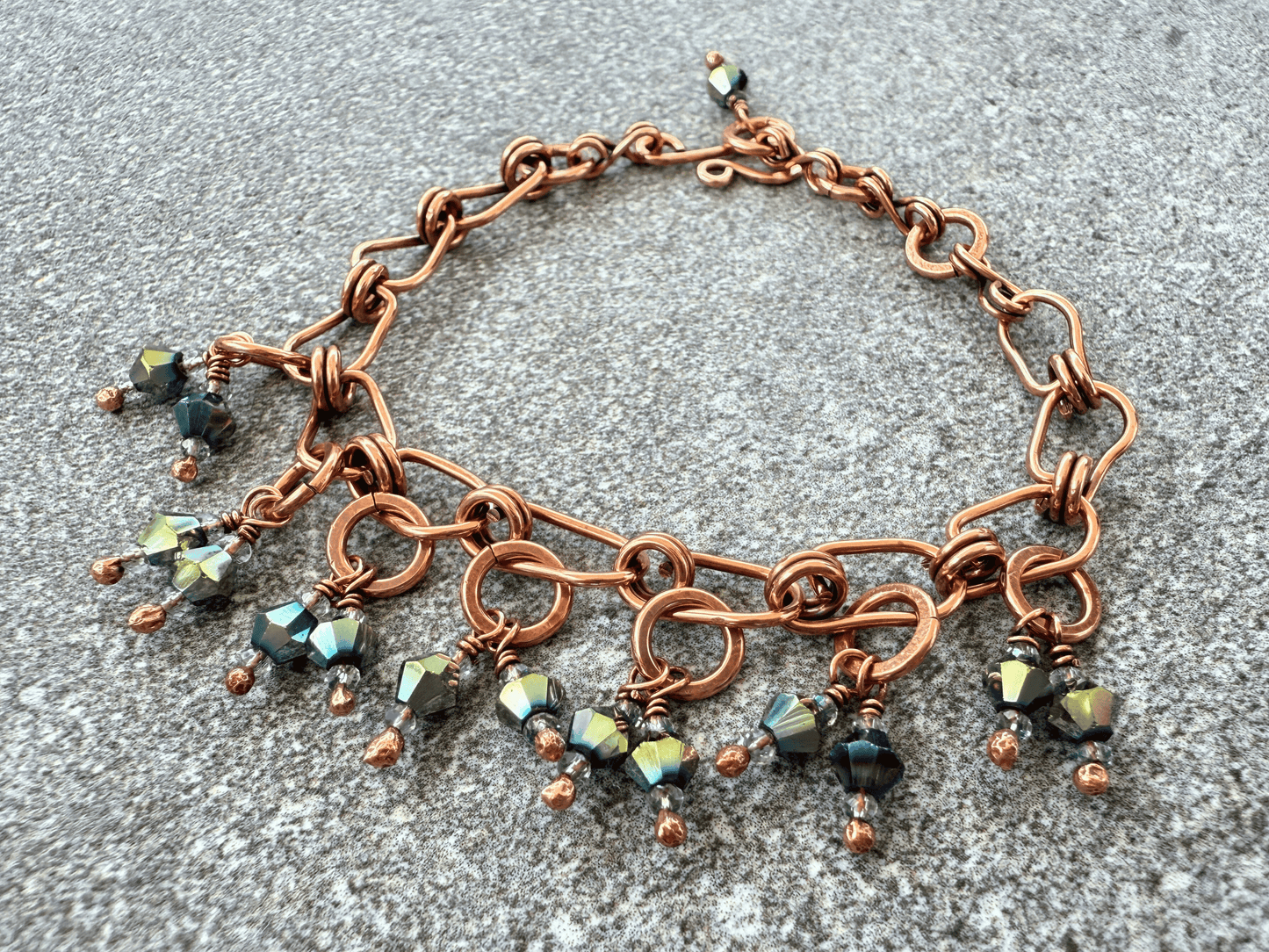 Peacock Charm Bracelet