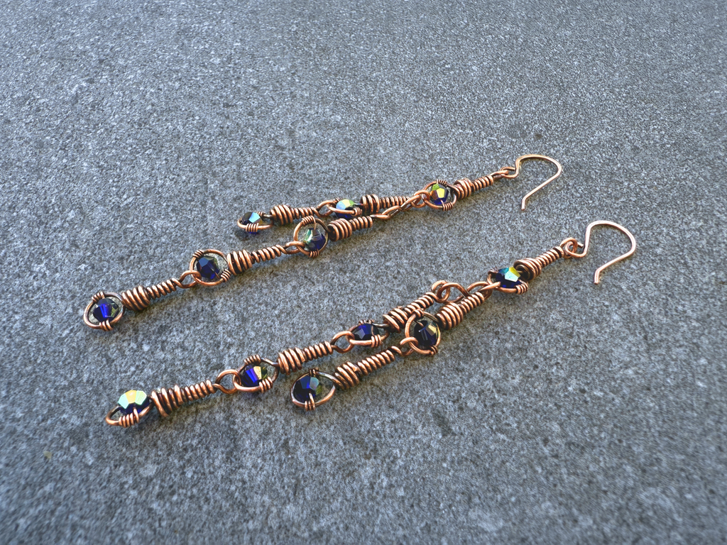 Cobalt Sway Earrings