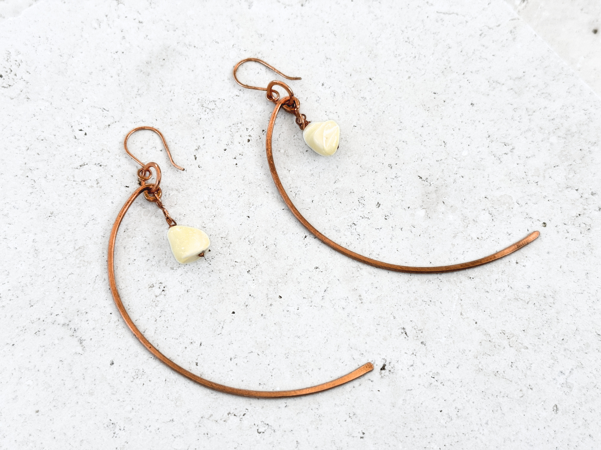 Abalone Crescent Dangles