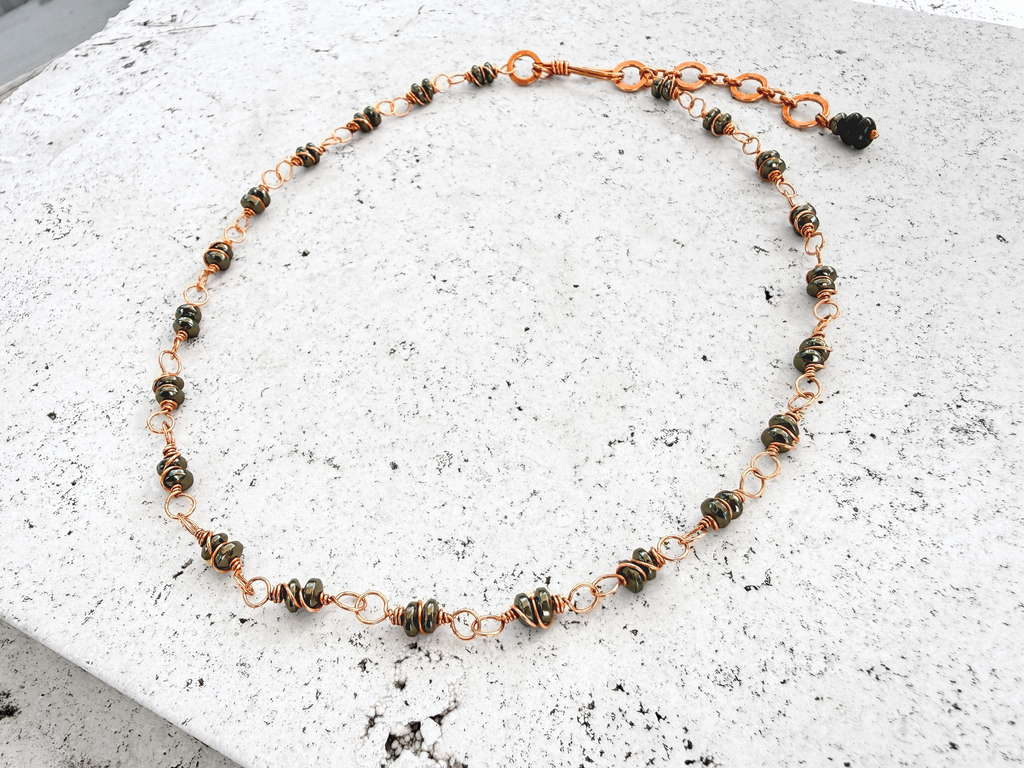 Hematite Choker