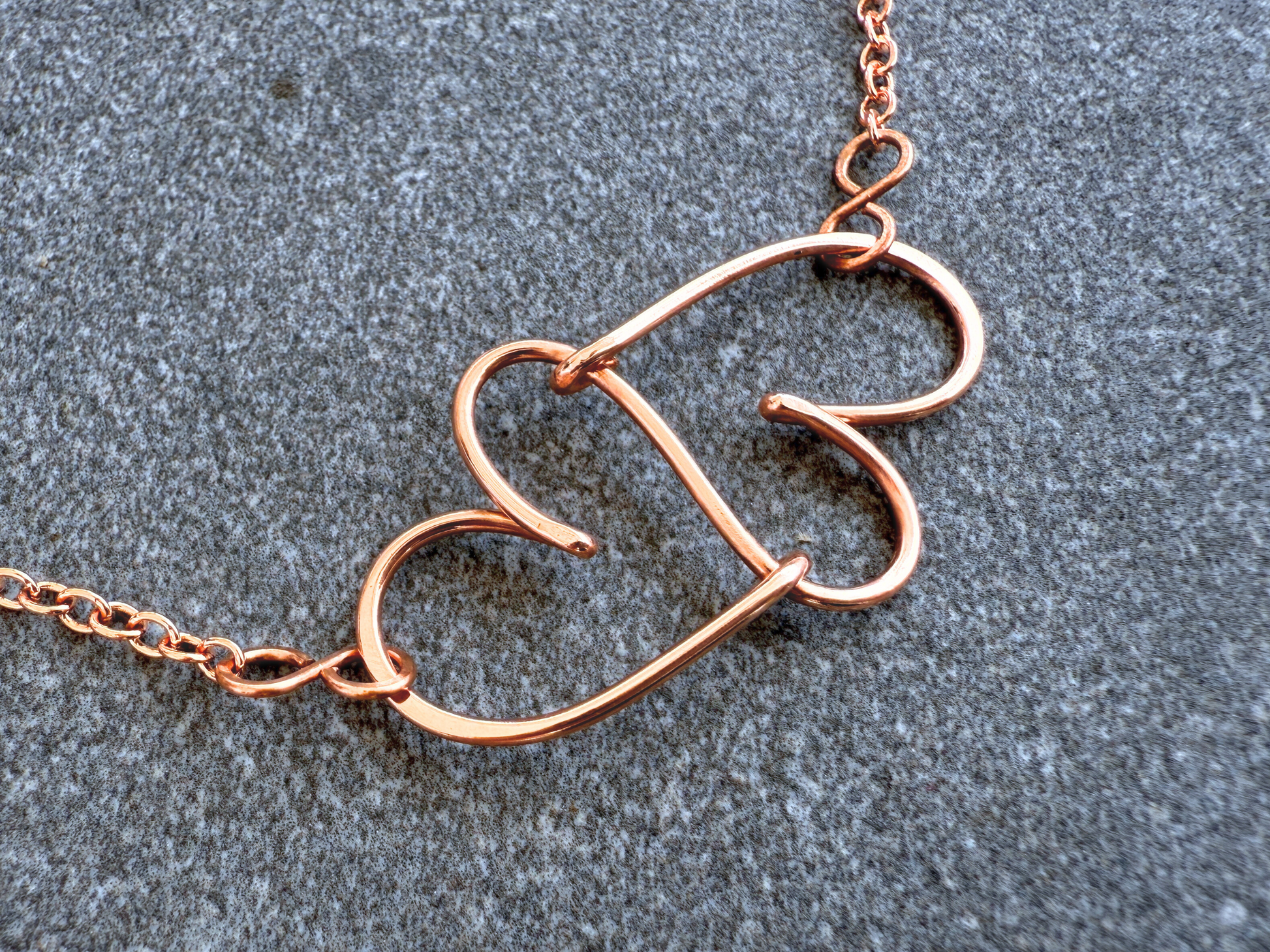 Linked Heart Necklace