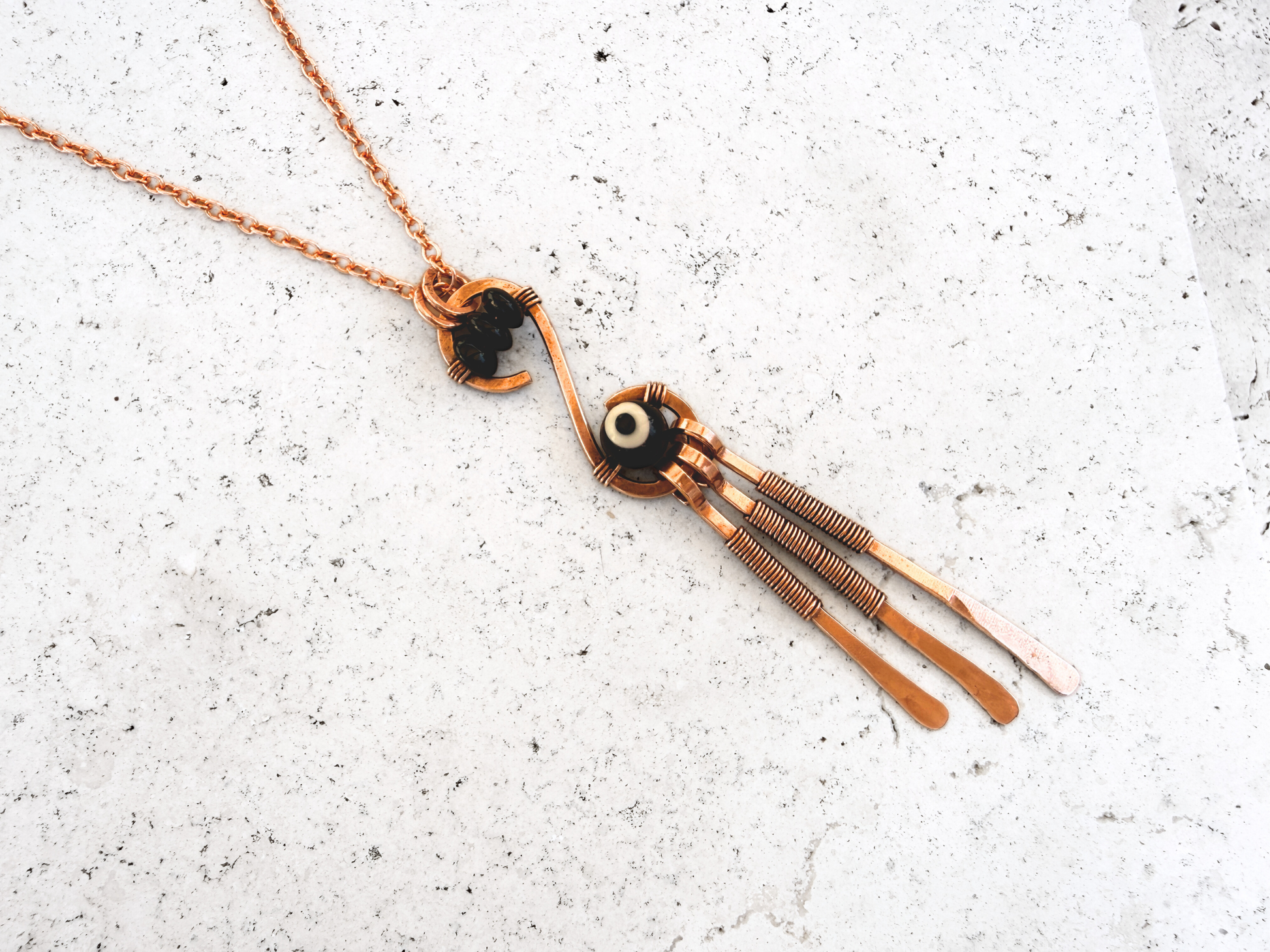 Evil Eye Infinity Pendant Necklace