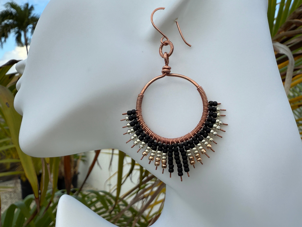 Silverlight Beaded Earrings