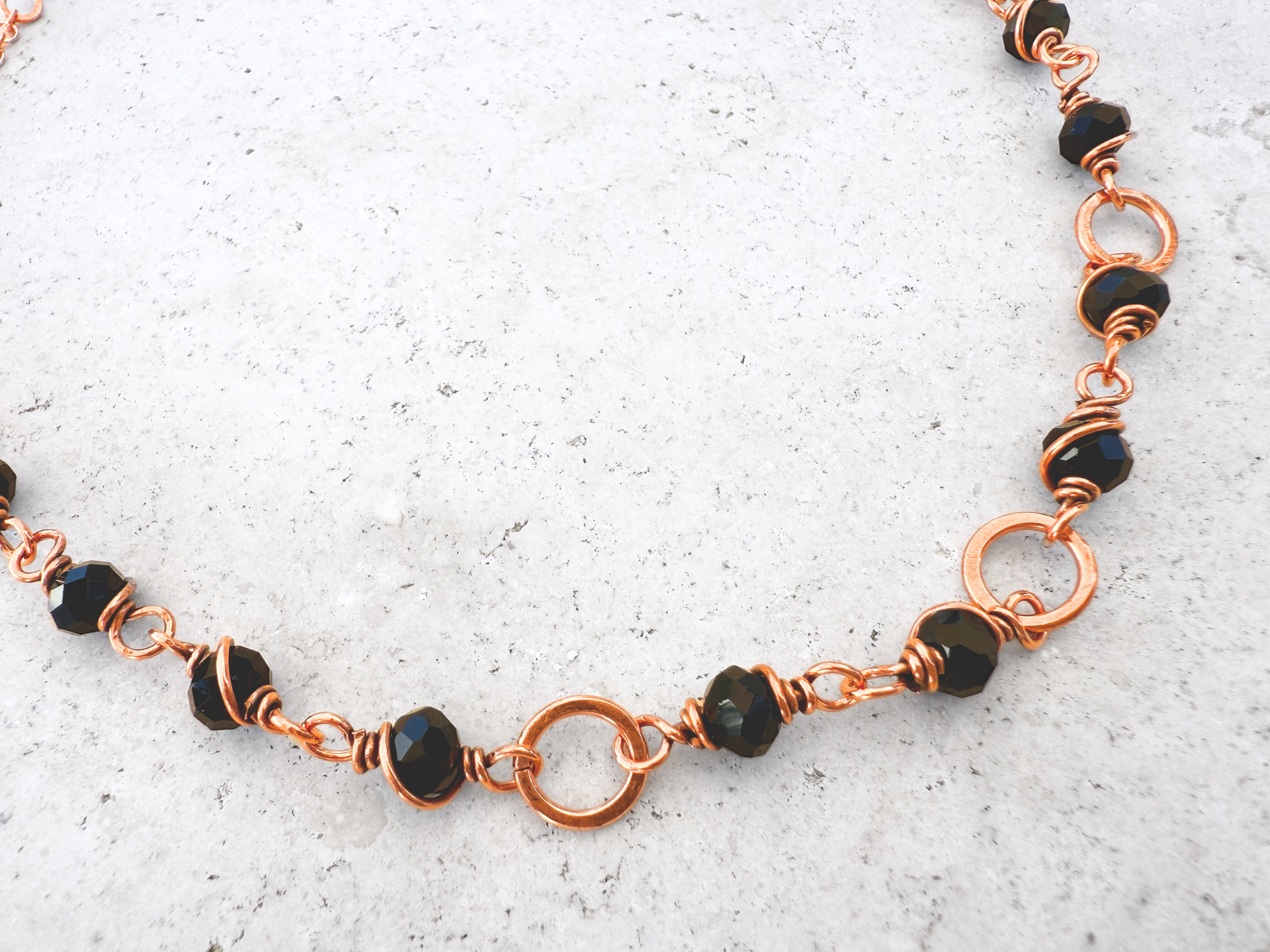 Faceted Black Choker