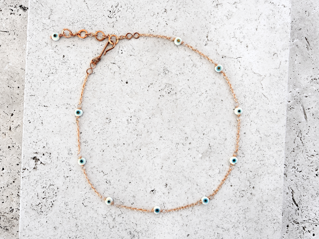 Evil Eye Station Necklace