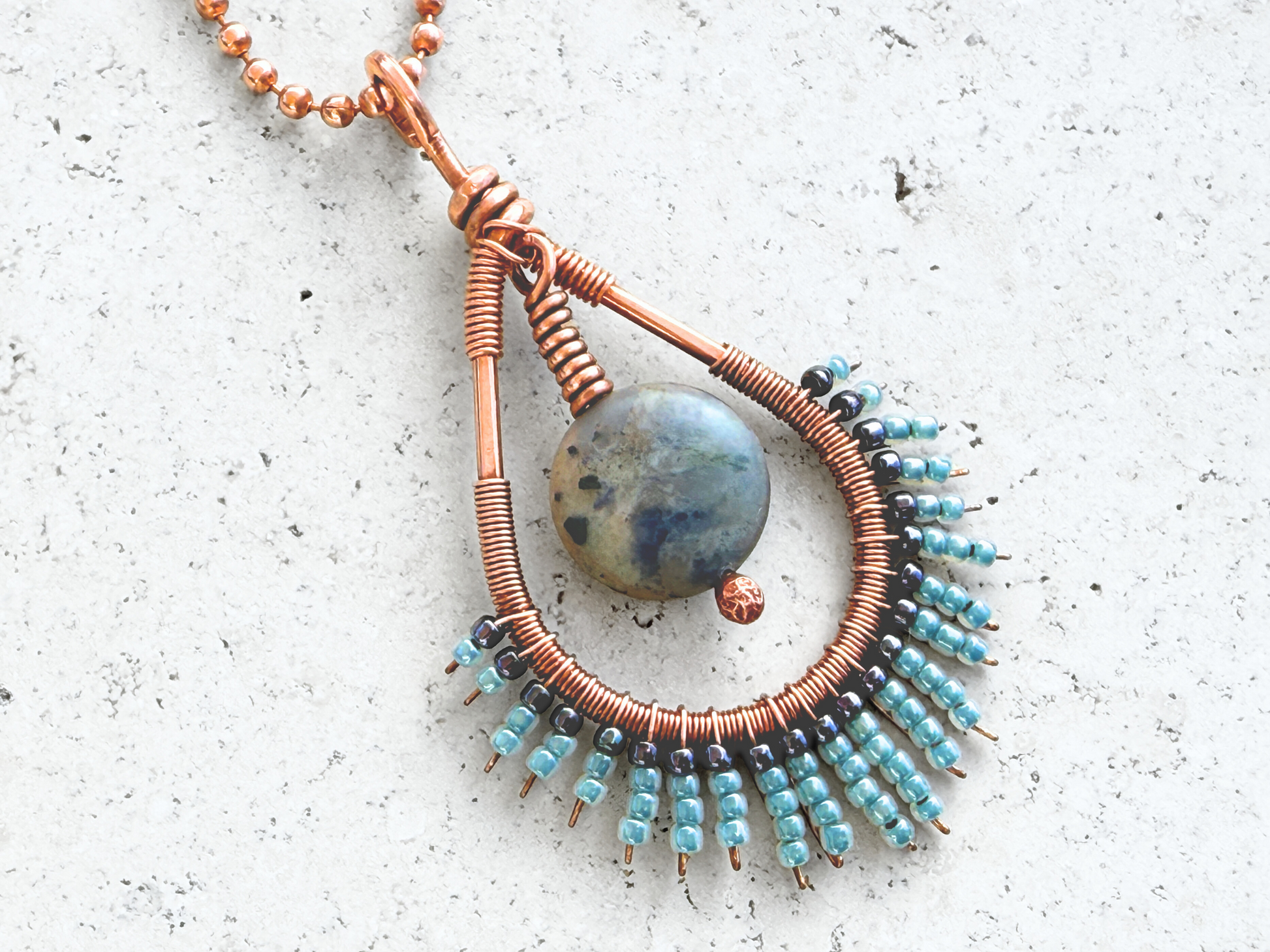 Midnight Tide Sodalite Pendant
