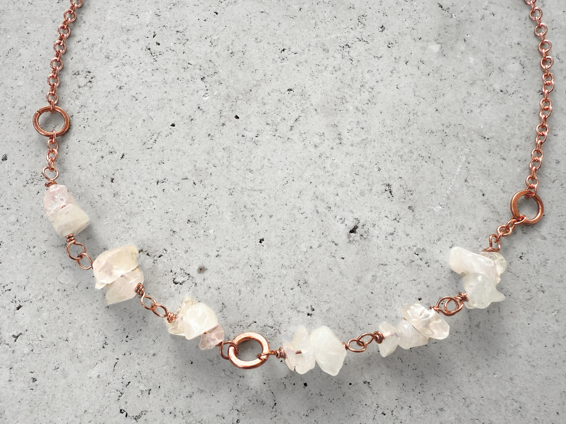 Rose Quartz Choker
