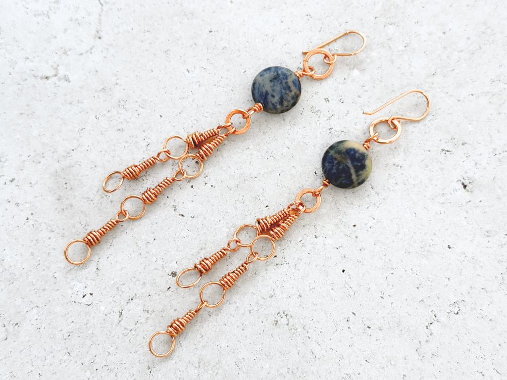 Sodalite Sway Earrings