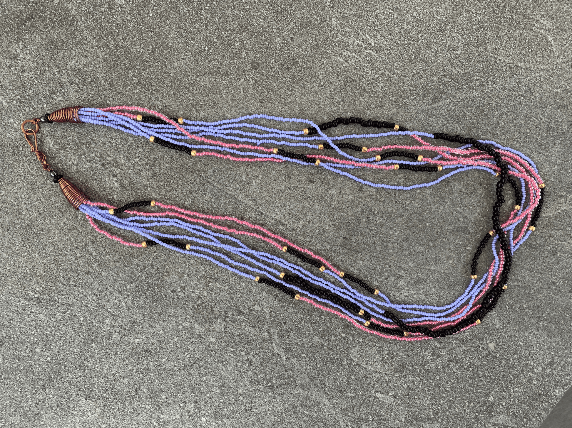 Miami Vice Multi Strand Necklace