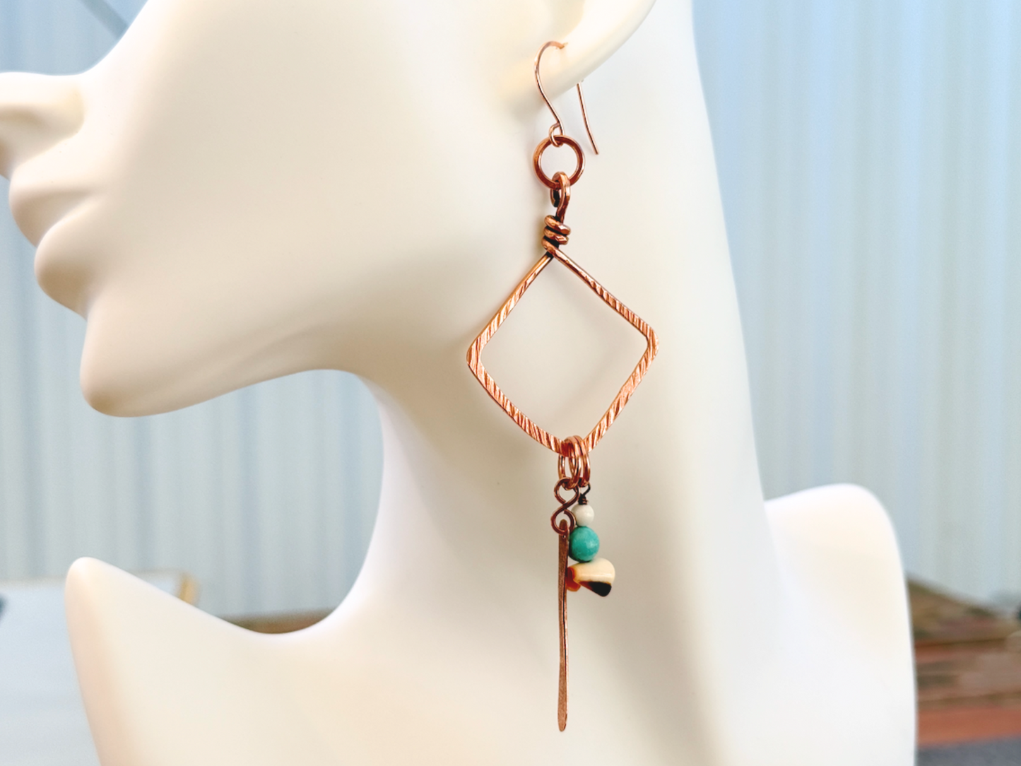 Turquoise Polyp Earrings