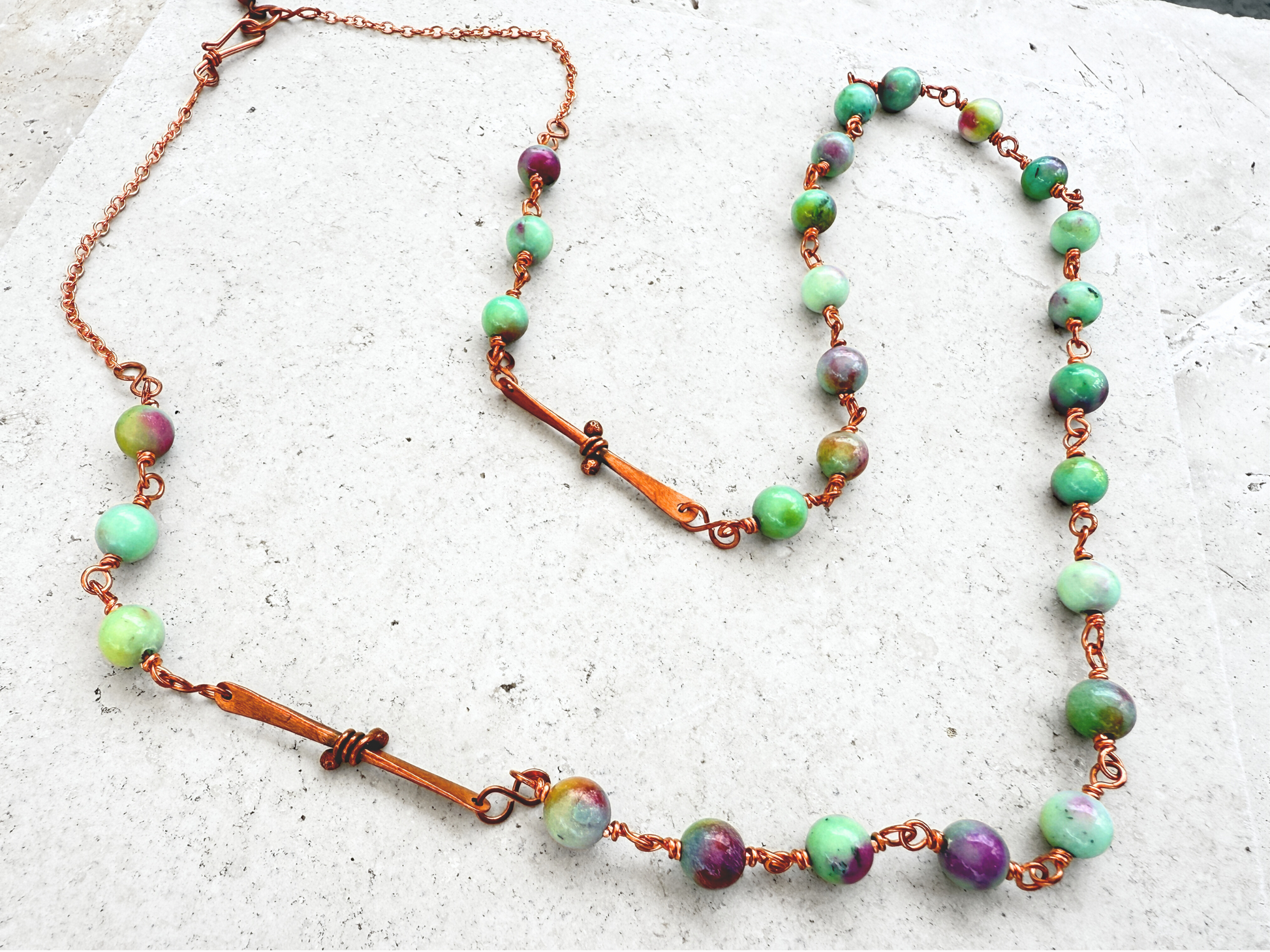 Azure Statement Necklace