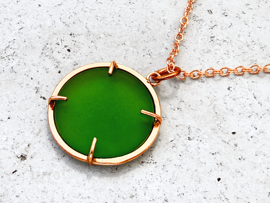 Sea Glass Porthole Pendant