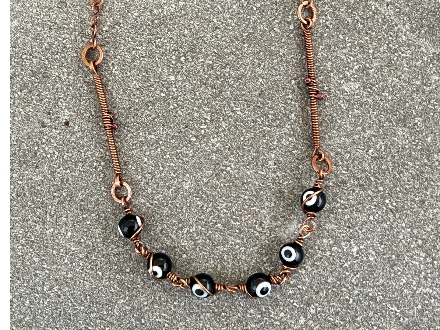 Black Evil Eye Necklace