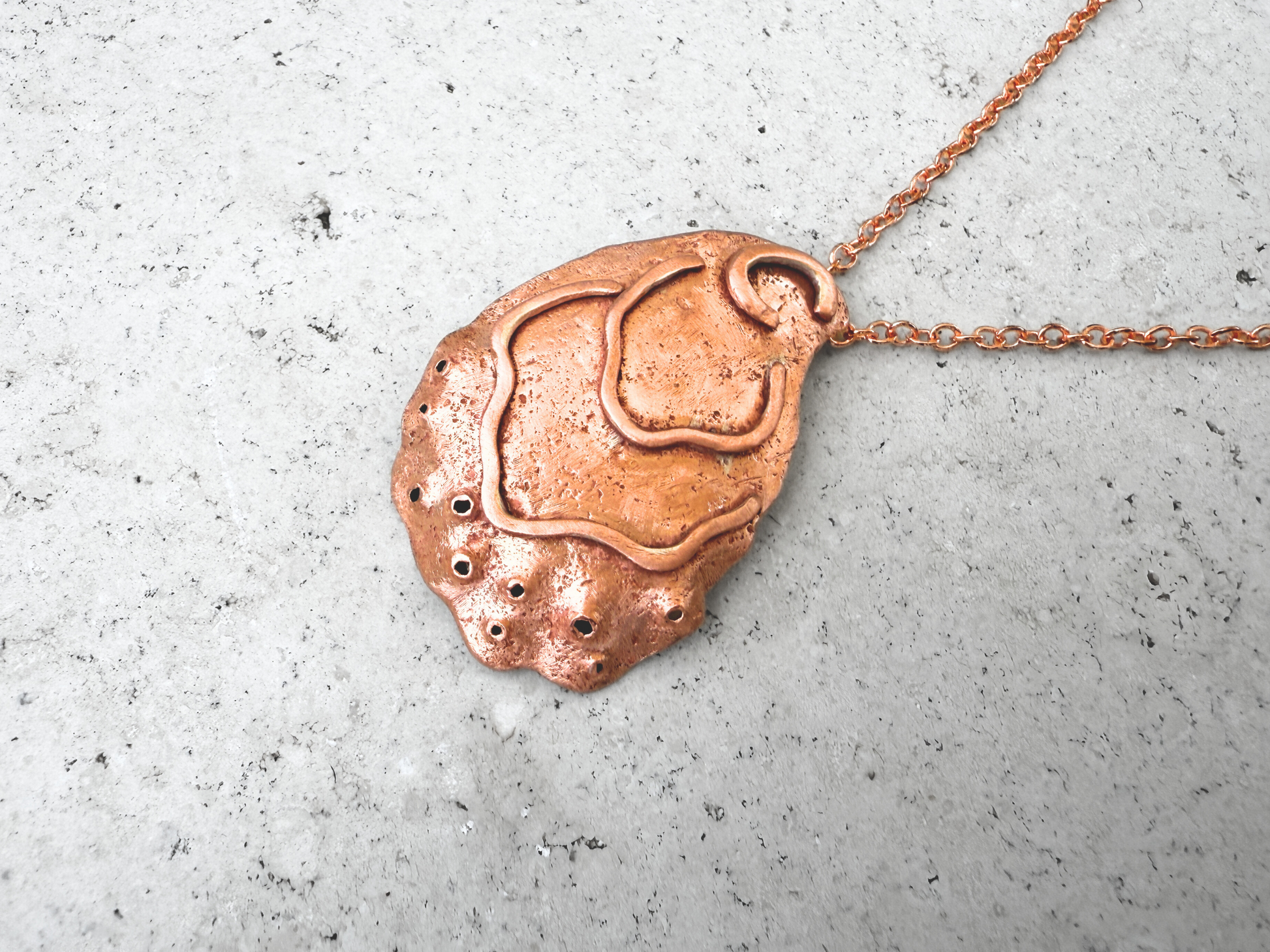 Oyster Pendant Necklace