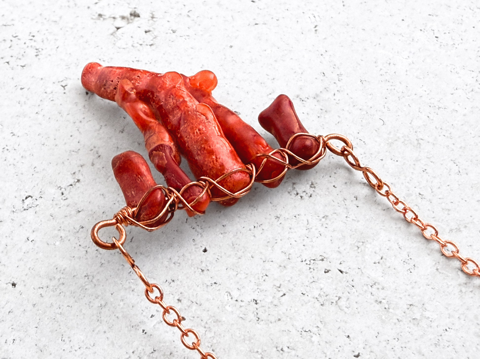 Coral Bar Necklace
