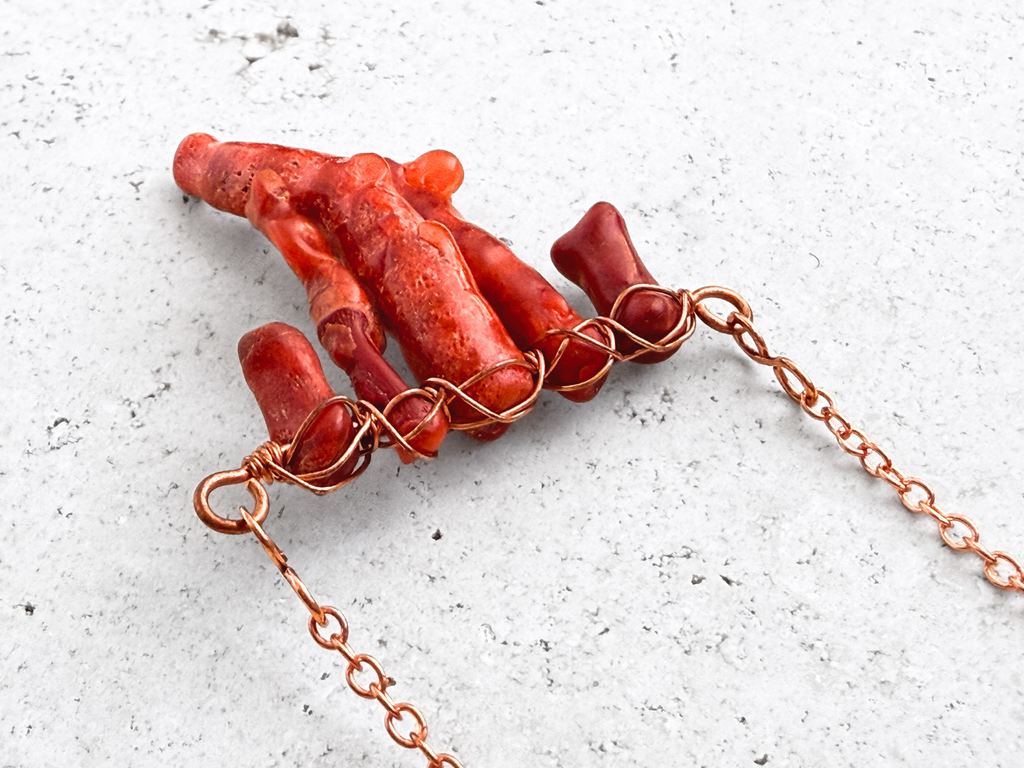 Coral Bar Necklace