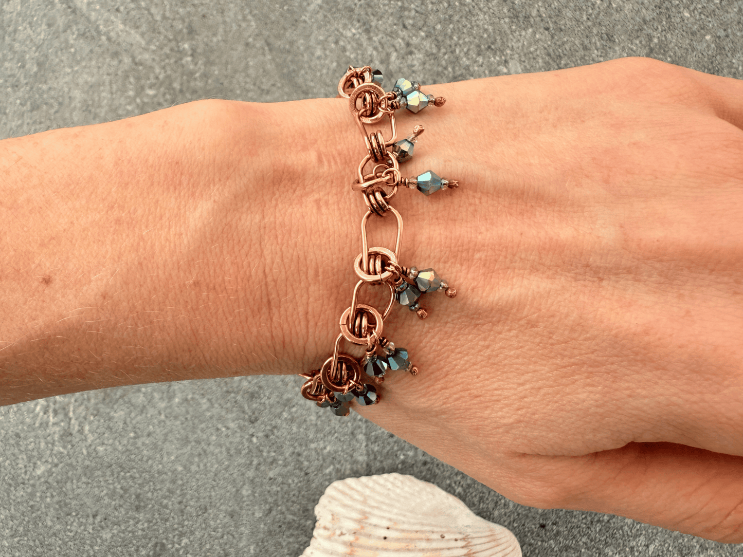 Peacock Charm Bracelet