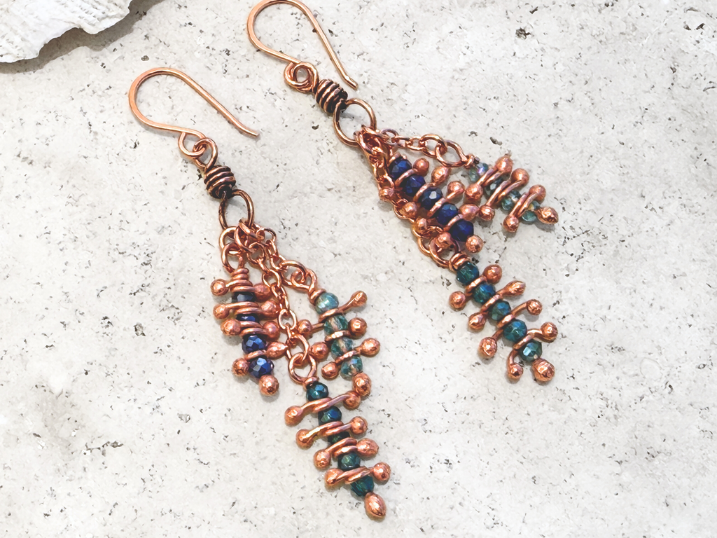 Crystal Anemone Dangles
