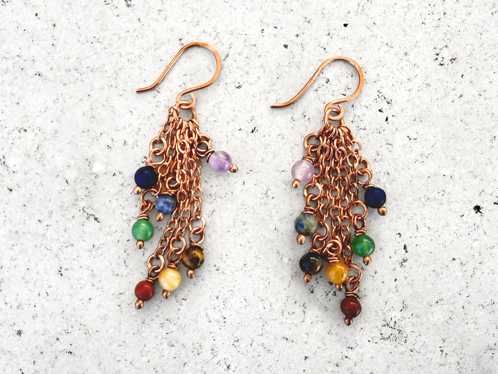 Chakra Dangle Earrings