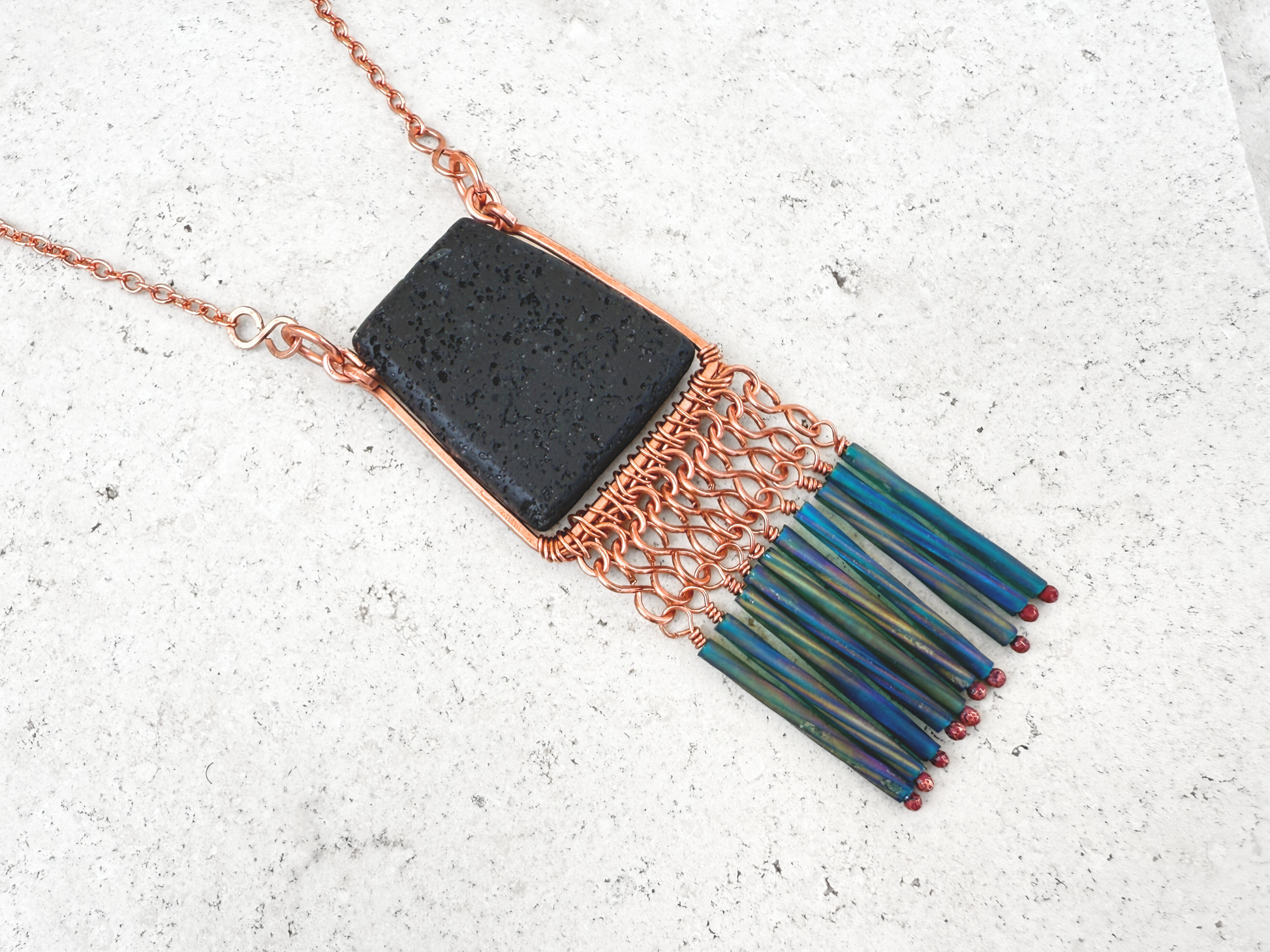 Peacock Pendant Necklace