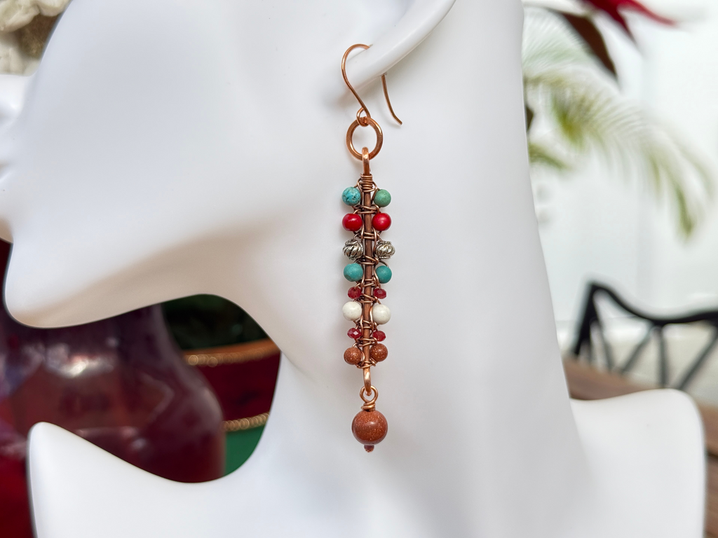 Macrame Chromix Earrings