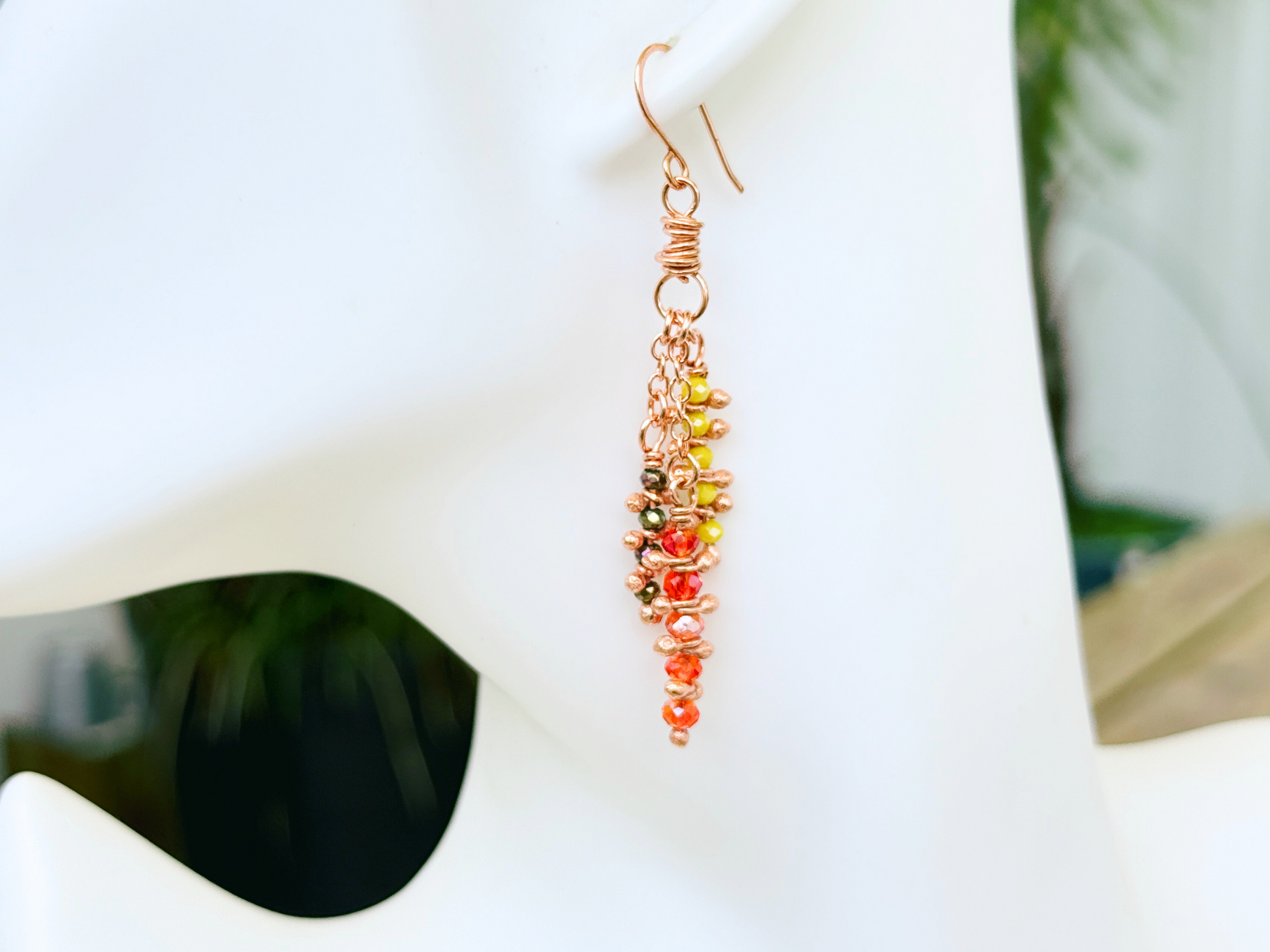 Crystal Anemone Dangles