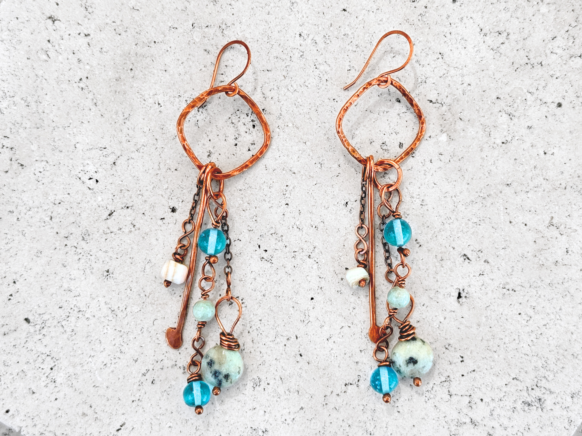Blue Mix Dangles