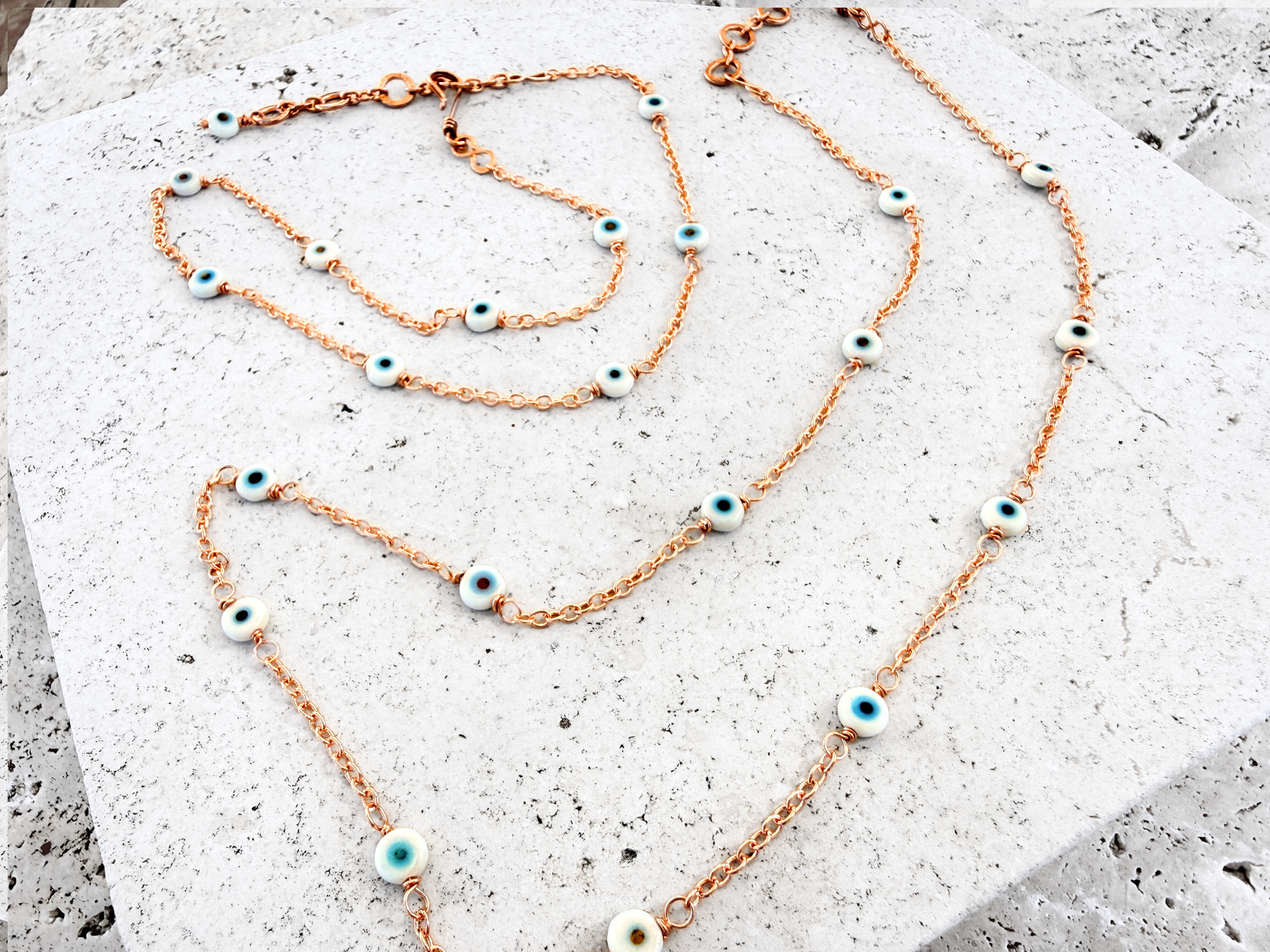 Evil Eye Station Necklace