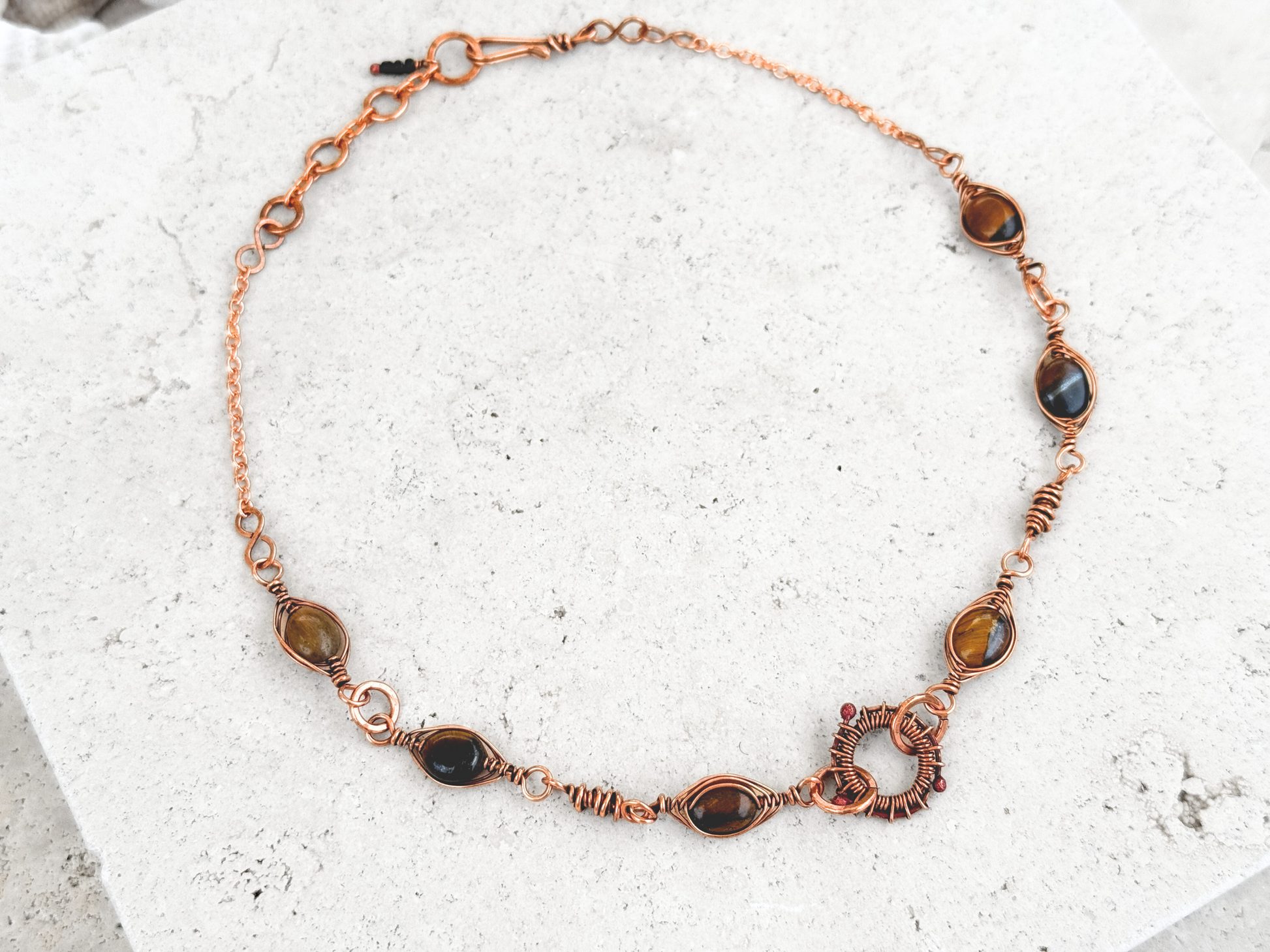Tiger Eye Choker Necklace