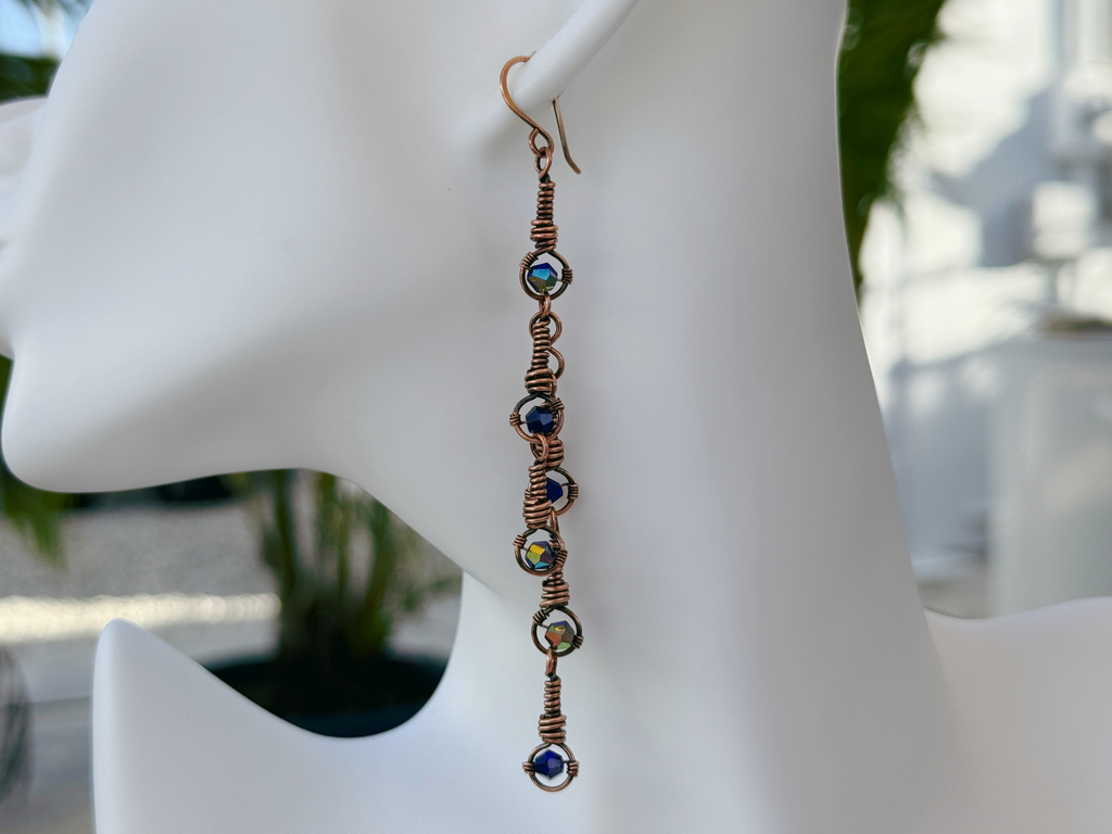 Cobalt Sway Earrings