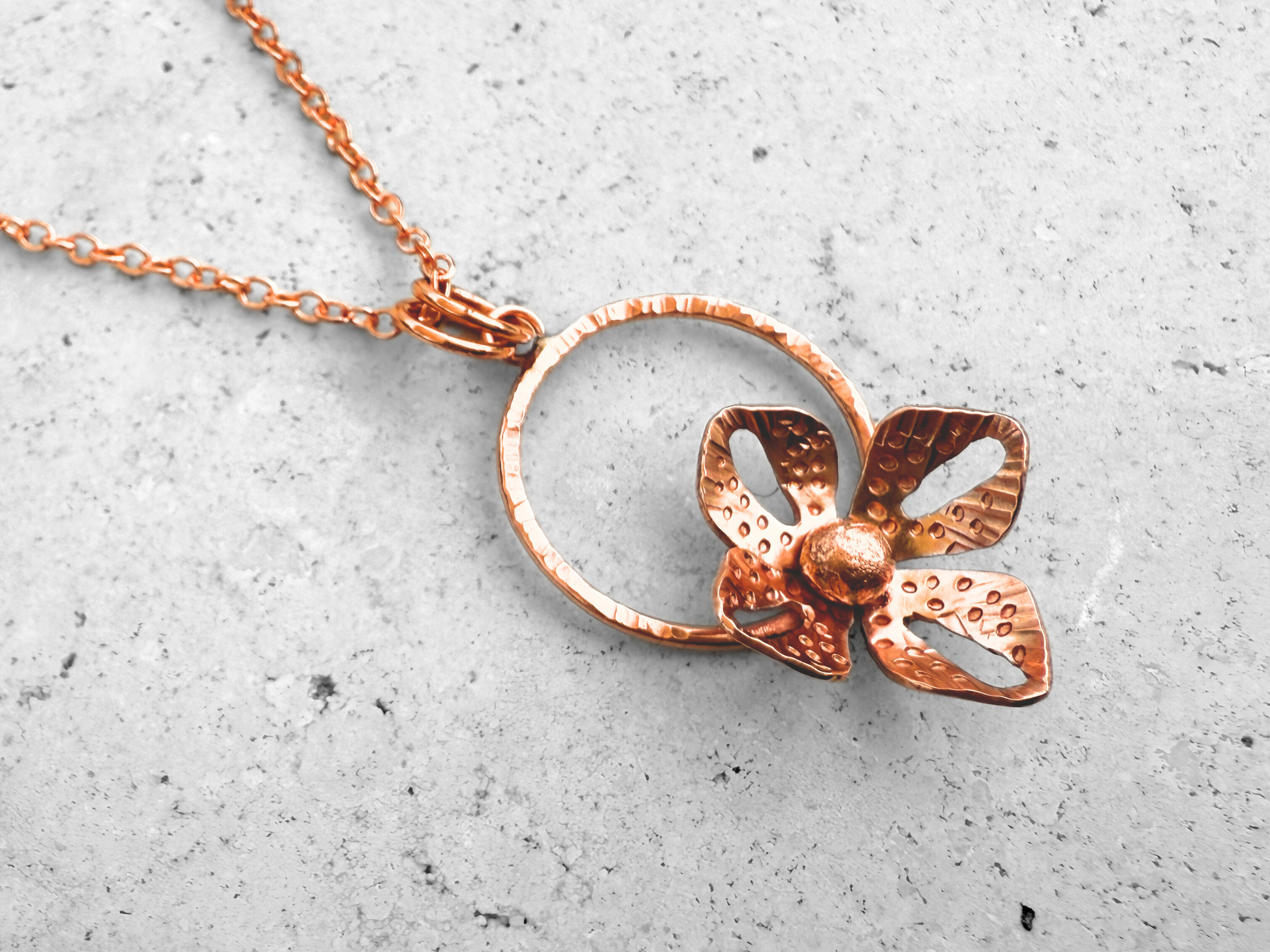 Botanical Hoop Pendant